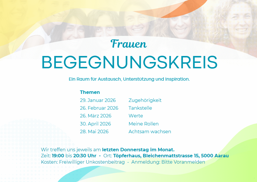 Frauen Begegnungskreis in Aarau.